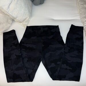 Lululemon Black Camo Leggings